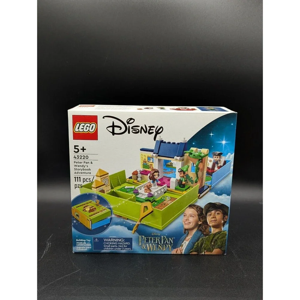 LEGO Disney 43220 Peter Pan & Wendy Storybook Adventure Set 111 Pcs Retired
